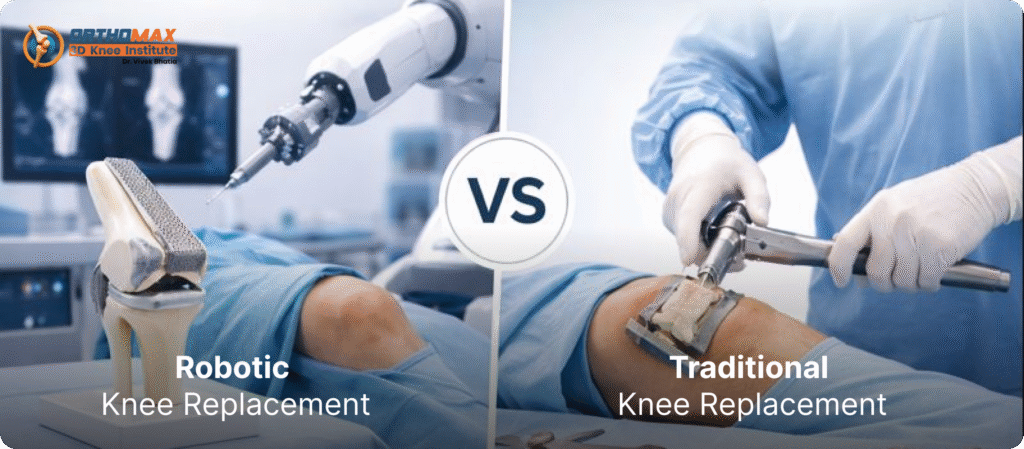 robotic vs traditional knee replacement